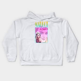 Margot Robbie Retro Design Kids Hoodie